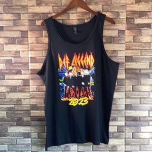 Mens EUC Gildan XL Def Leggend (Def Leppard Cover Band Tank